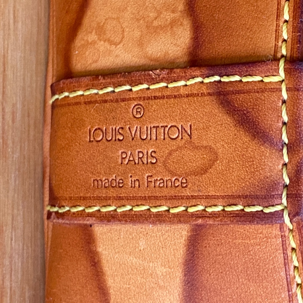 Louis Vuitton Brown Monogram Canvas and Tan Leather Backpack - Picture 2 of 9